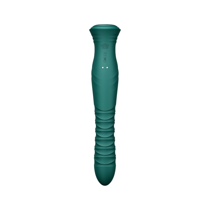 Пульсатор-кролик с вибрацией Zalo Mose 2 Turquoise Green