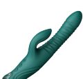 Пульсатор-кролик с вибрацией Zalo Mose 2 Turquoise Green