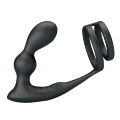 Анальная пробка с эрекционным кольцом - Mr Play Remote Control Vibrating Prostate Massager