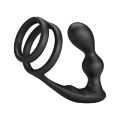 Анальная пробка с эрекционным кольцом - Mr Play Remote Control Vibrating Prostate Massager