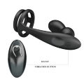 Анальная пробка с эрекционным кольцом - Mr Play Remote Control Vibrating Prostate Massager