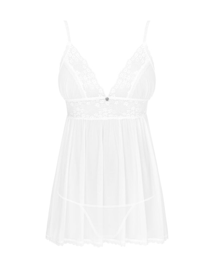 Эротический беби долл и стринги Obsessive Heavenlly babydoll &amp; thong XS/S