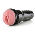 Мастурбатор вагина в колбе Fleshlight Pink Lady Mini-Lotus, с рельефом, киберкожа, бежевый
