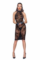 Платье Noir Handmade F240 Midi tulle dress with velvet straps, XXL