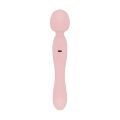 Вибромассажер Good Vibes Only - SIMI Double-Sided Wand Vibrator Soft Silicone - Pink
