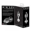Стеклянная анальная пробка Pipedream Icicles No 44 Dildo Dildo Glass