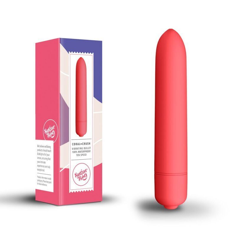Вибропуля SugarBoo Coral Crush, 10 уровней интенсивности (мятая упаковка)