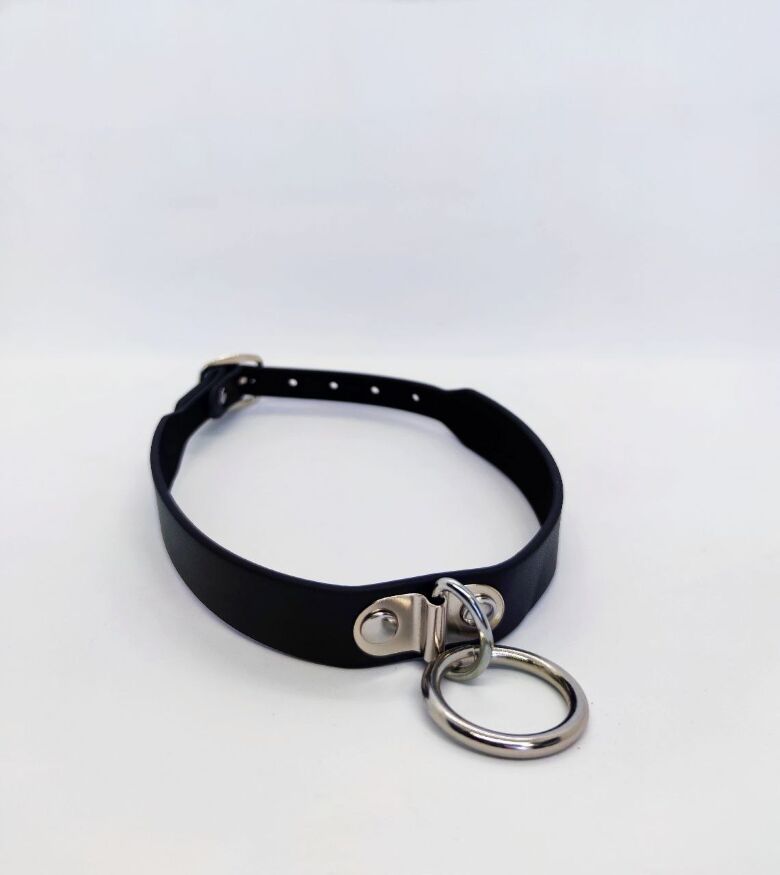 Ошейник с кольцом Collar black with ring