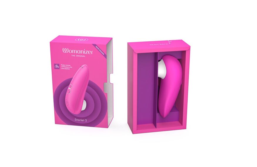 Вакуумний кліторальний стимулятор Womanizer Starlet 3 PINK (м'ята упаковка!!!)