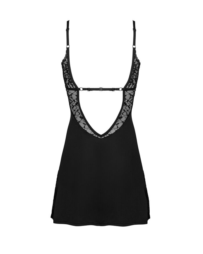 Сорочка Obsessive Bellastia chemise &amp; thong M/L