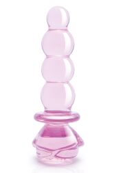 Фалоімітатор ялинка зі скла Dream Toys Glaze Glass у формі бутона троянди