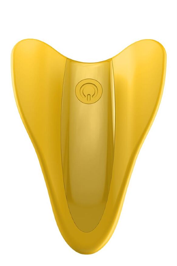  Вибратор эргономичной формы на пальцы Satisfyer High Fly yellow