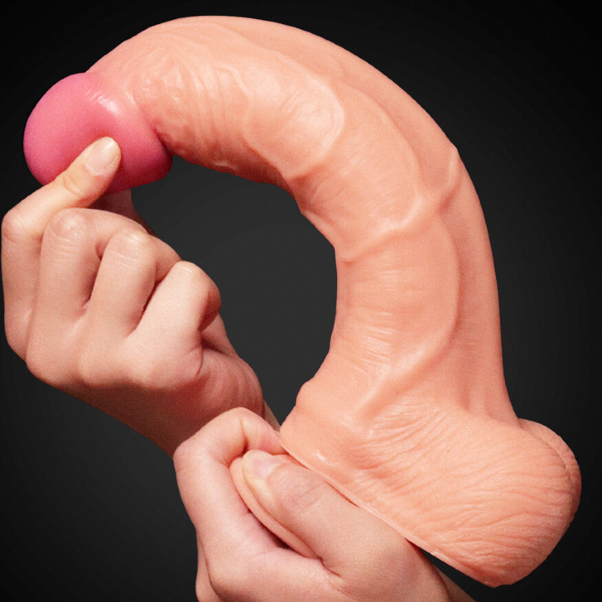 Фаллоимитатор большой - Dual-Layered Silicone Cock 10" Flesh