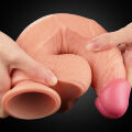 Фаллоимитатор большой - Dual-Layered Silicone Cock 10" Flesh