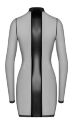 Платье Noir Handmade F369 Crossfire Mesh &amp; Wetlook Mini dress L