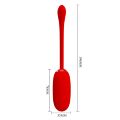 Перезаряжаемое вибро яйцо Pretty Love - Julius EGG Red, BI-014653-2