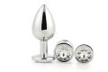 Набор анальных пробок Dream Toys GLEAMING LOVE SILVER PLUG SET