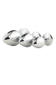 Набор анальных пробок Dream Toys GLEAMING LOVE SILVER PLUG SET