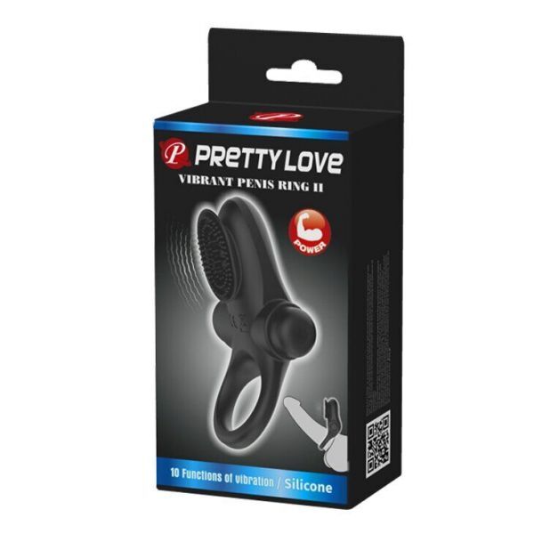 Кольцо эрекционное серии Pretty Love - Vibrant penis ring II, BI-210205