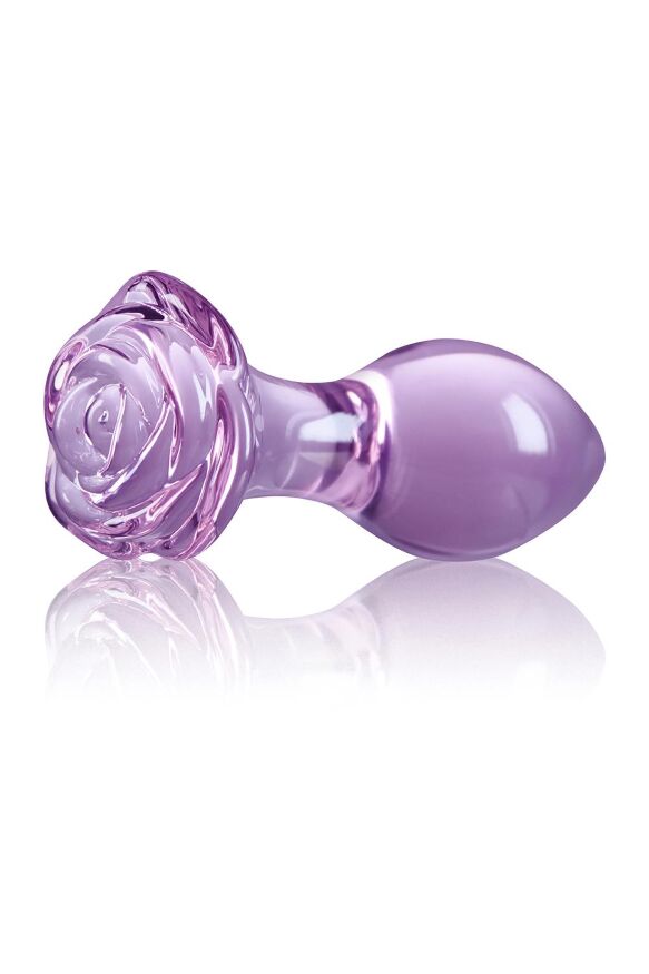Стеклянная пробка NS Novelties CRYSTAL ROSE PURPLE