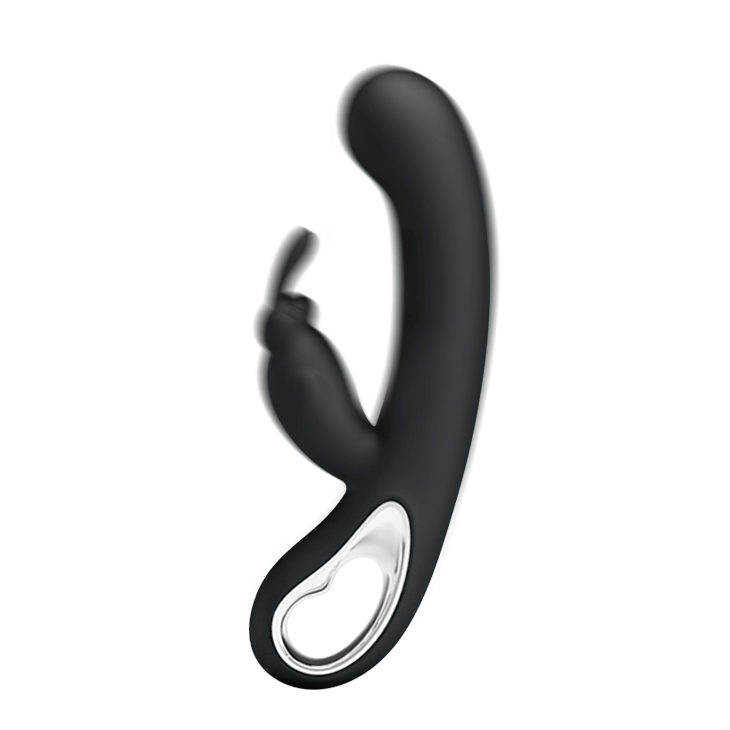 Вибратор со стимулятором клитора - Pretty Love Webb Vibrator Black