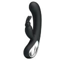 Вибратор со стимулятором клитора - Pretty Love Webb Vibrator Black