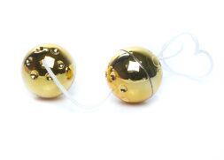 Вагінальні кульки золотистого кольору - Duo-Balls Gold