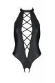 Боди с халтером и геометричным узором NANCY BODY black S/M - Passion