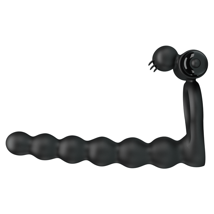 Насадка для двойного проникновения с вибрацией PRETTY LOVE - Hercules Penis Sheath III