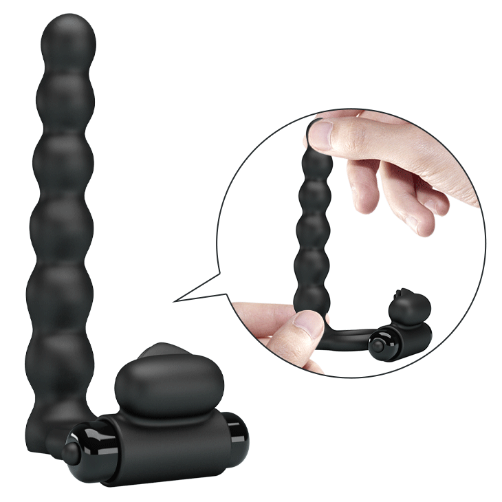 Насадка для двойного проникновения с вибрацией PRETTY LOVE - Hercules Penis Sheath III