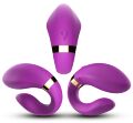 Вибромассажер для пар Boss Series с пультом ДУ - Couple Vibrator Purple USB 9 Function, BS5200030-1