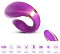 Вибромассажер для пар Boss Series с пультом ДУ - Couple Vibrator Purple USB 9 Function, BS5200030-1