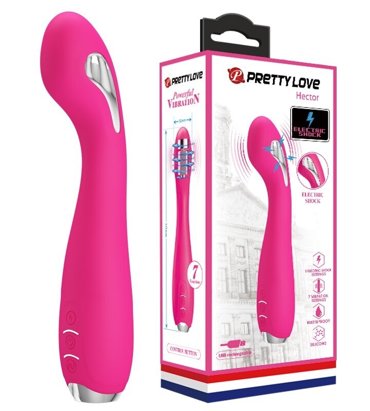 Вибратор Pretty Love - HECTOR G-SPOT VIBRATOR с электростимуляцией, BI-014765-1