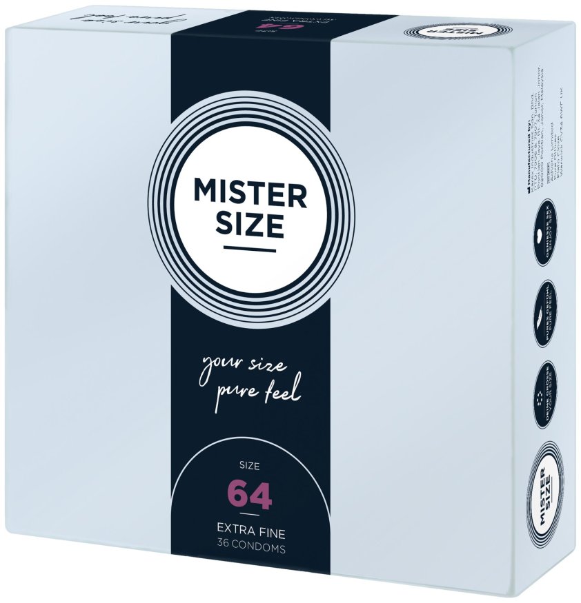 Презервативы Mister Size 64 mm (по 1шт)