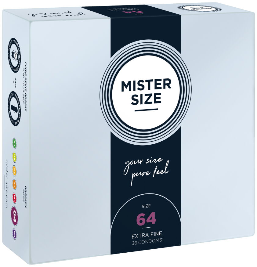 Презервативы Mister Size 64 mm (по 1шт)