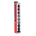 AF615 Анальные шарики гигантские XR Brands, черные, 50х5 см