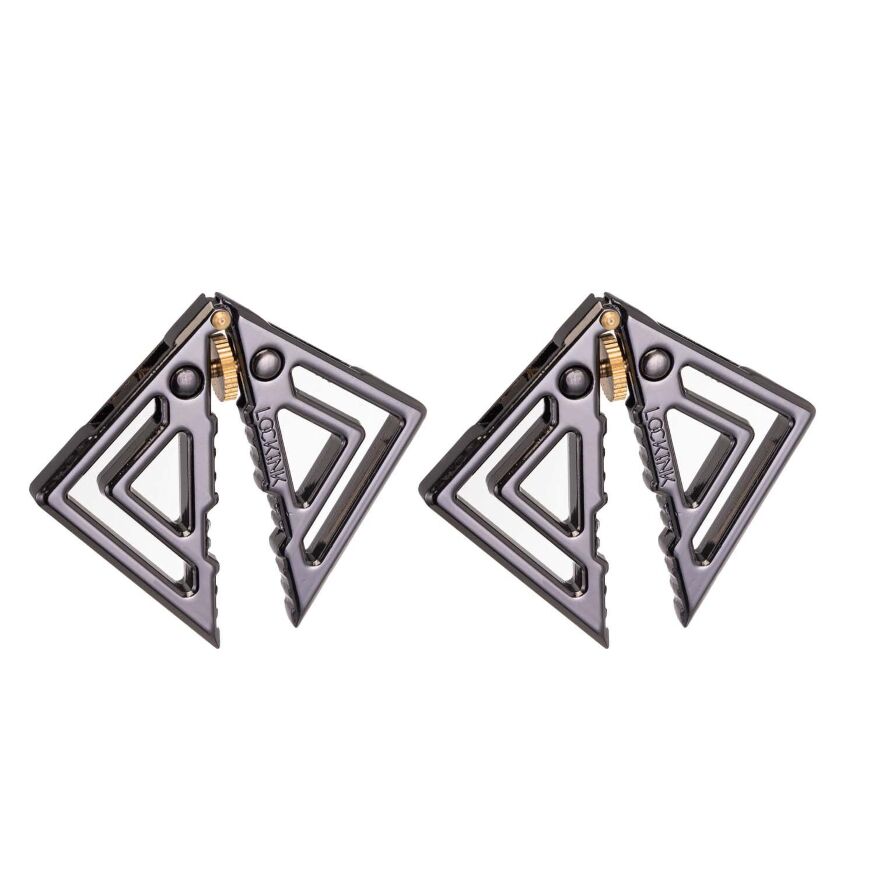 Затискачі для сосків з легкої підвіскою LOCKINK Adjustable Nipple Clamps with Light Pendant - Grey