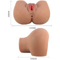 Мастурбатор вагіна-анус із вібрацією Crazy Bull - Mila Latinos soft skin, BM-009243Z-1