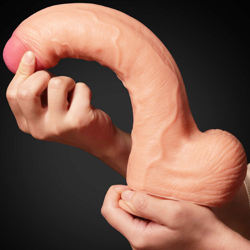 Фалоімітатор - Dual-Layered Silicone Cock 11" Flesh