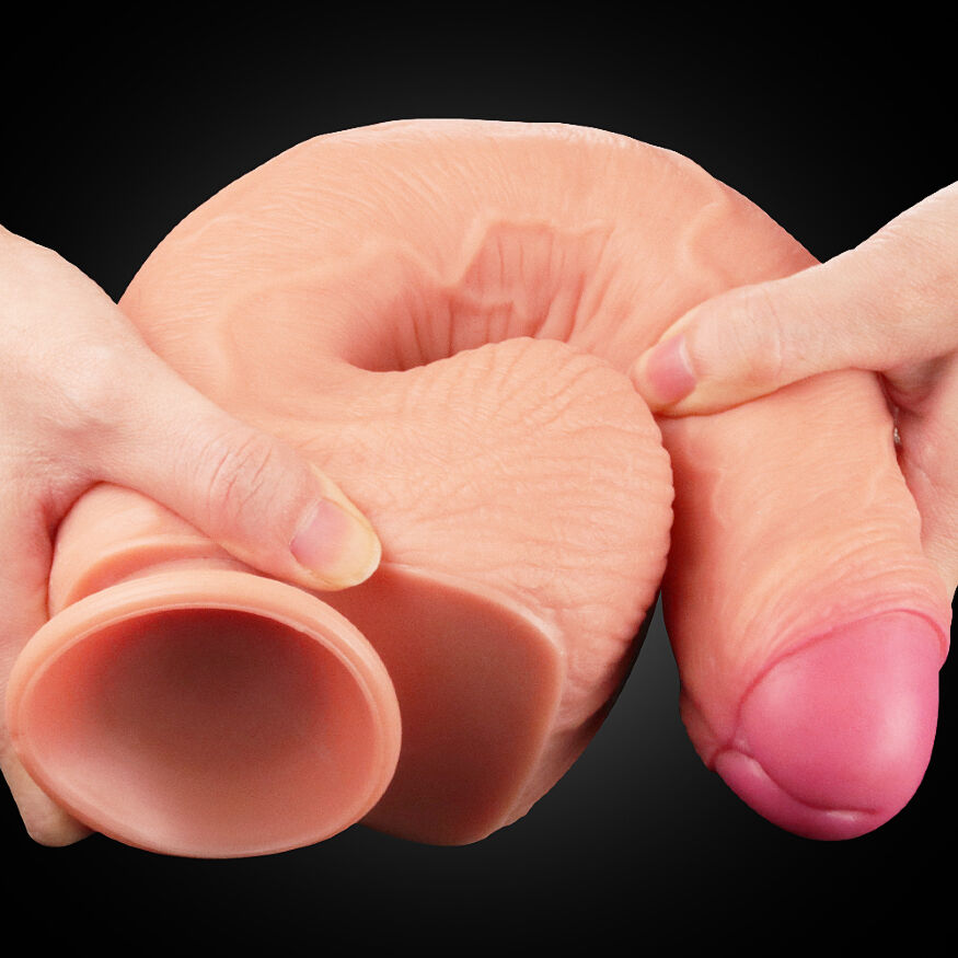 Фалоімітатор - Dual-Layered Silicone Cock 11" Flesh