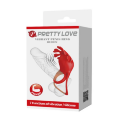 Кільце ерекційне Pretty Love - Vibration Penis Ring Ruben Red