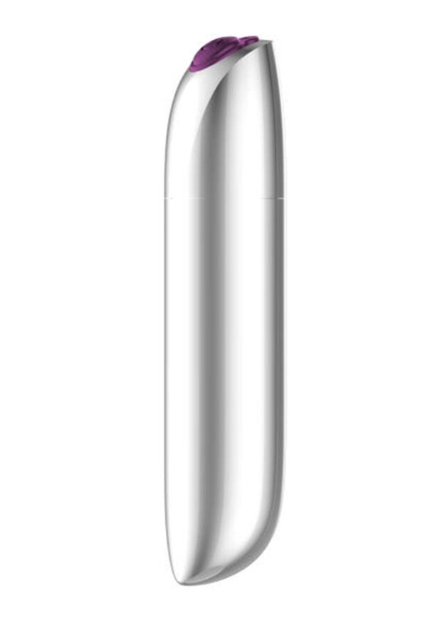 Міні-вібратор - Rechargeable Powerful Bullet Vibrator Silver
