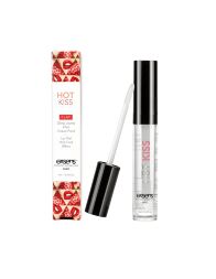 Стимулирующий блеск для губ EXSENS Strawberry Hot Kiss 7 мл, согревает и охлаждает