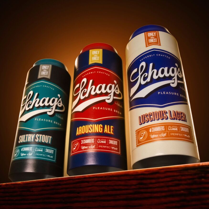 Мастурбатор – банка пива Blush Schag's Arousing Ale Masturbator – Frosted, самосмазывающийся вакуум