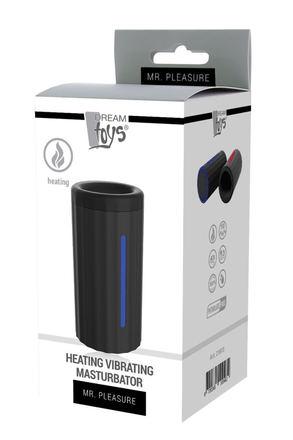 Вибрационный мастурбатор с функцией нагрева MR PLEASURE WARMING VIBRATING STROKER  