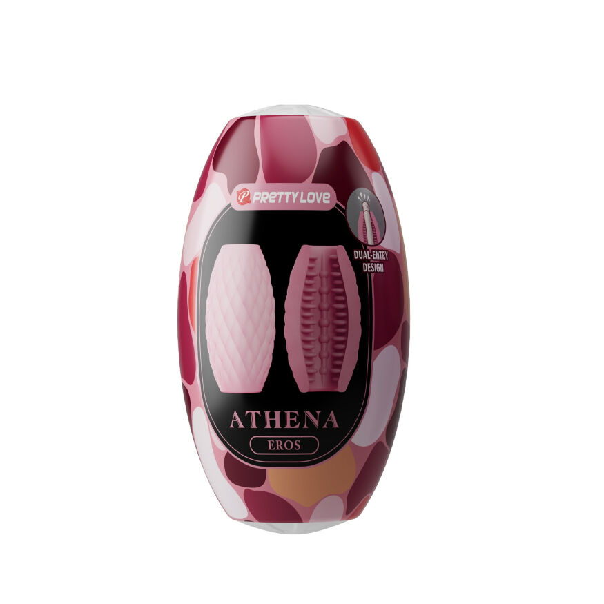 Мастурбатор яйце Pretty Love - Athena EROS Pink, BM-00900T99-1