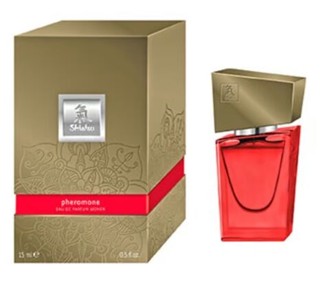 Духи с феромонами женские SHIATSU Pheromone Fragrance women red 15 ml