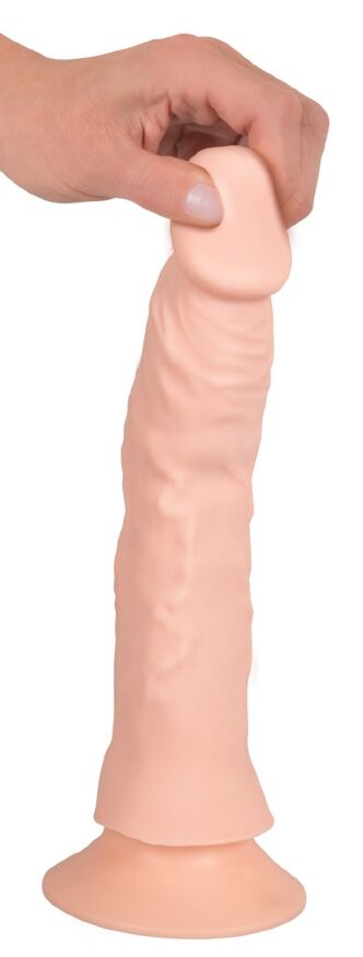Реалистичый вибратор на пульте ДУ- Nature Skin Bendable RC Vibrator