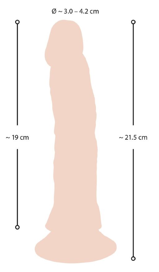 Реалистичый вибратор на пульте ДУ- Nature Skin Bendable RC Vibrator