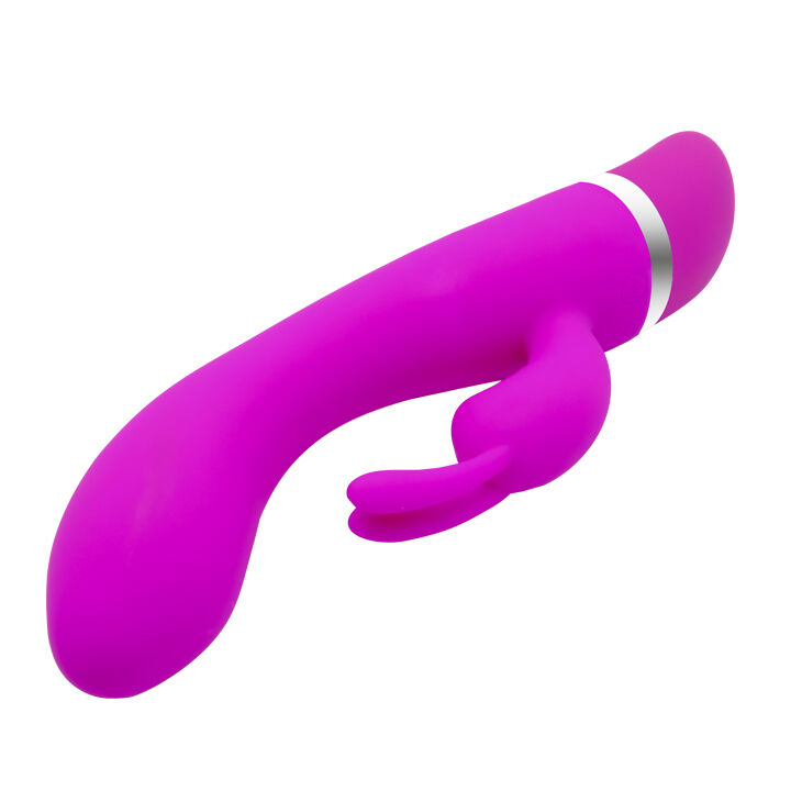 Вибратор со стимулирующим отростком для клитора Pretty Love Freda Vibrator Purple